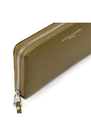 Green grained leather wallet GIANNI CHIARINI | 5042GRNVERDE